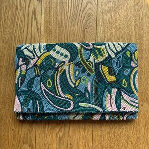 Beaded Envelope Clutch